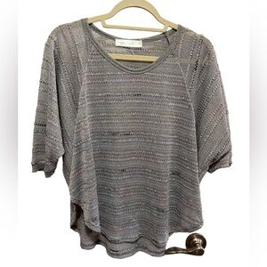 Nine Ross Road - loose knit sweater - grayish - size Small